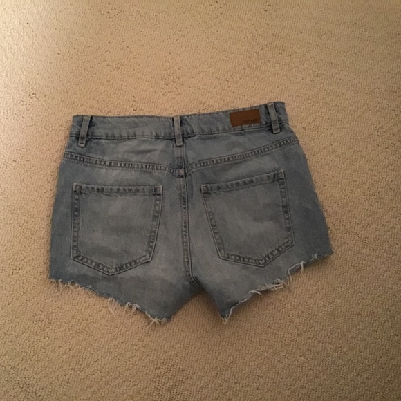 Garage Denim Light Blue Shorts - Picture 1 of 2